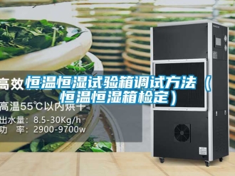 知识百科恒温恒湿试验箱调试方法（恒温恒湿箱检定）
