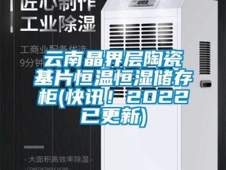 知识百科云南晶界层陶瓷基片恒温恒湿储存柜(快讯！2022已更新)