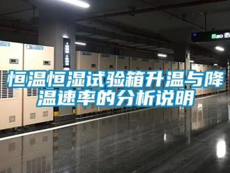知识百科恒温恒湿试验箱升温与降温速率的分析说明