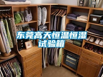 知识百科东莞高天恒温恒湿试验箱