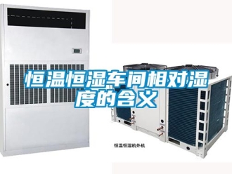知识百科恒温恒湿车间相对湿度的含义