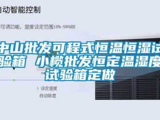 知识百科中山批发可程式恒温恒湿试验箱 小榄批发恒定温湿度试验箱定做
